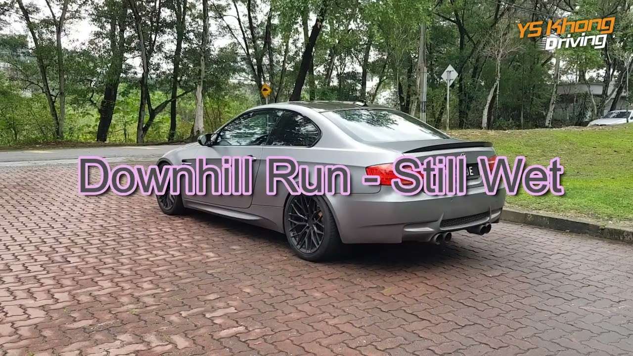 BMW E92 M3 Genting Hill Climb, In The Wet / How To Tame a 400 HP V8? / YS Khong Driving