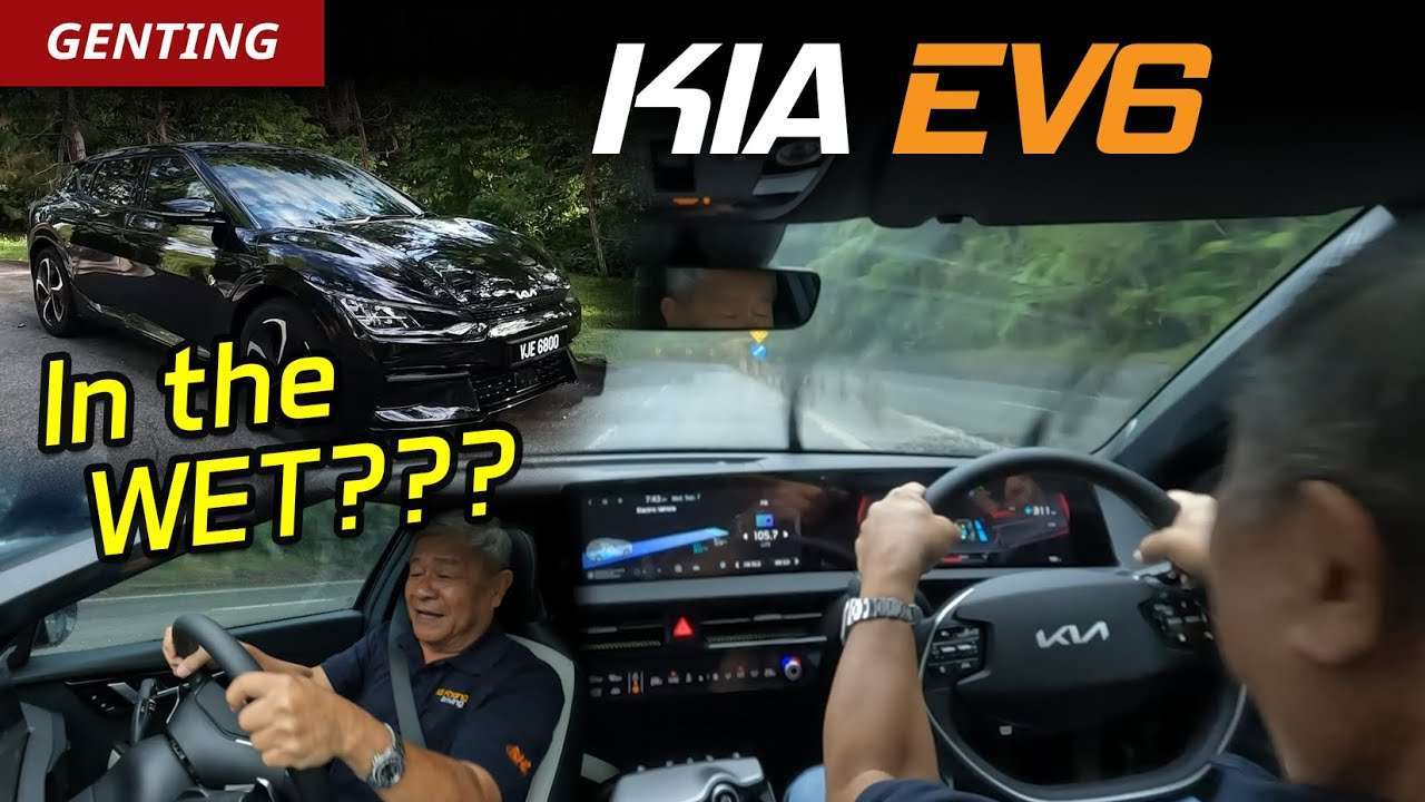 How to Drive the Kia EV6 on Extremely Wet Genting Road / Learn Together With YS / YS Khong Driving