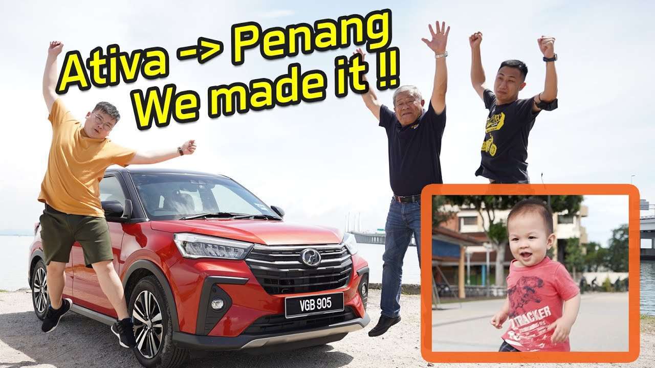 Perodua Ativa 1.0 Turbo – A Fun-filled Drive to Penang with Alex's Family | #DriveToPlay